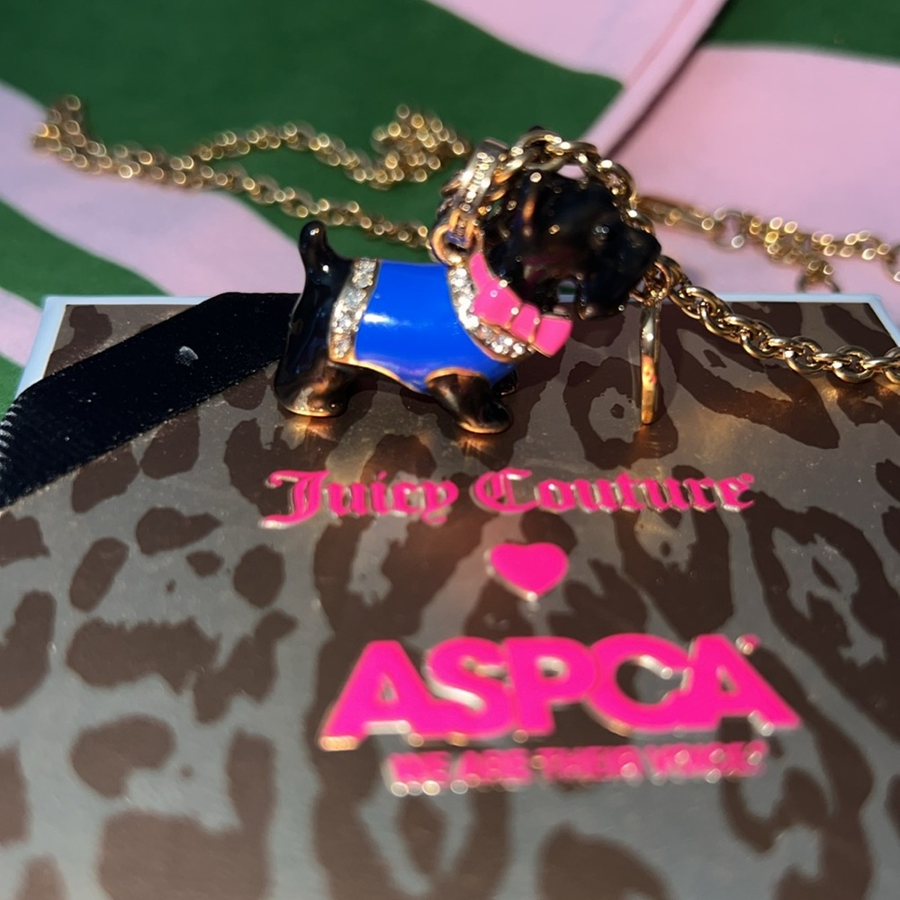 Limited Edition JUICY COUTURE ASPCA Scottie Dog necklace✨RARE & COLLECTIBLE ✨